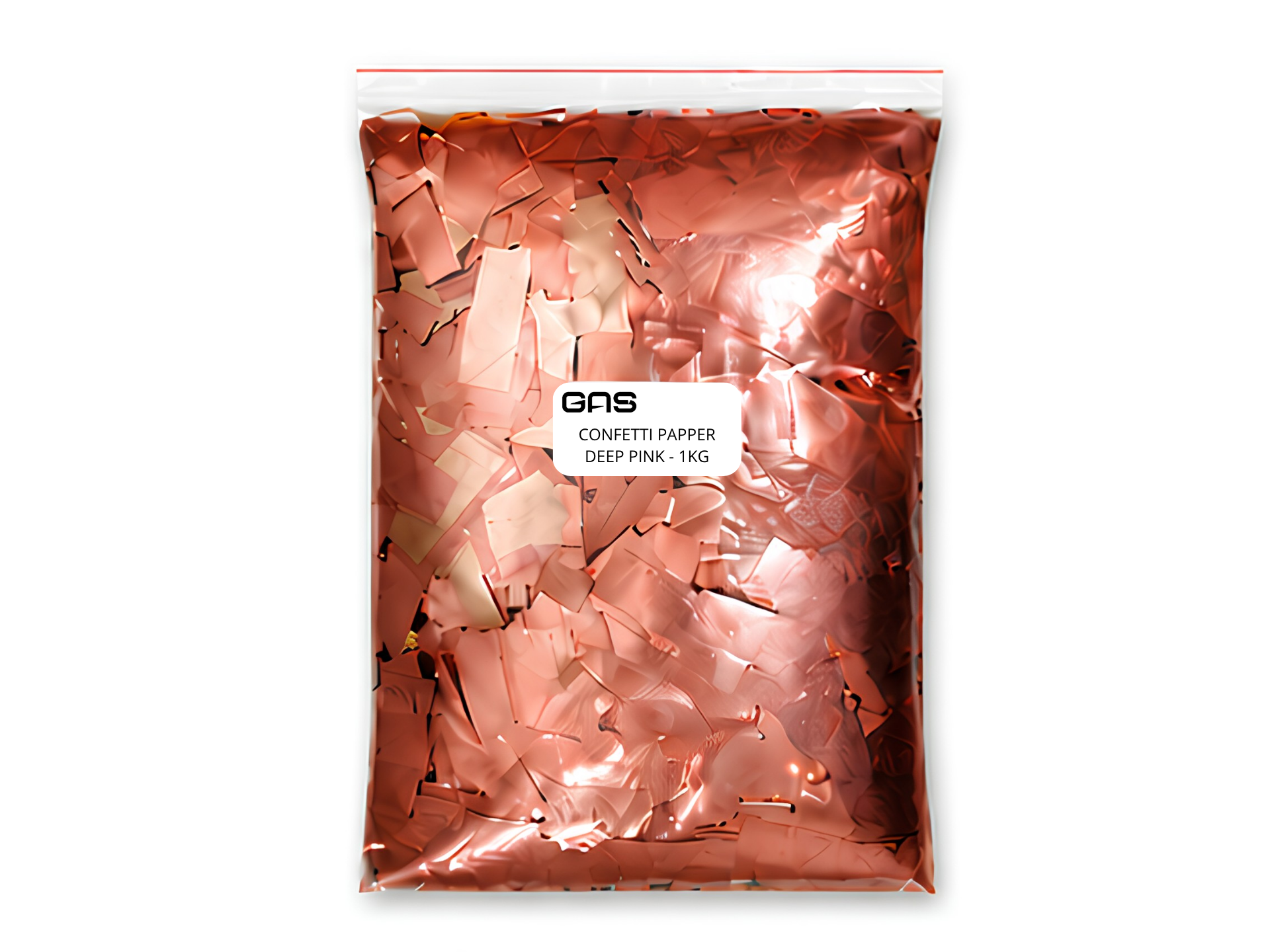 Confetti Paper Metalic (1kg) - Dark Pink (Peach)