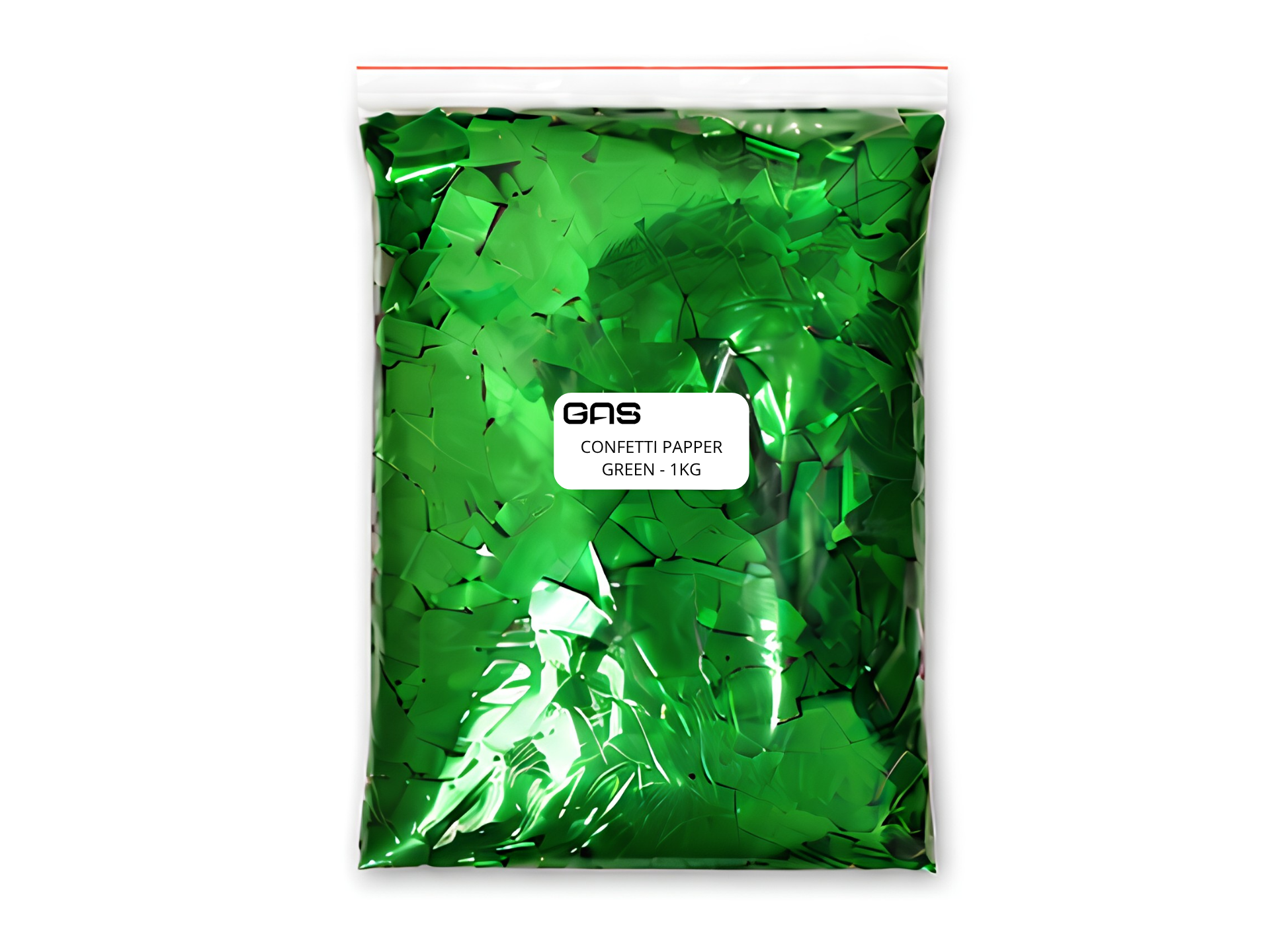 Confetti Paper Metalic (1kg) - Green
