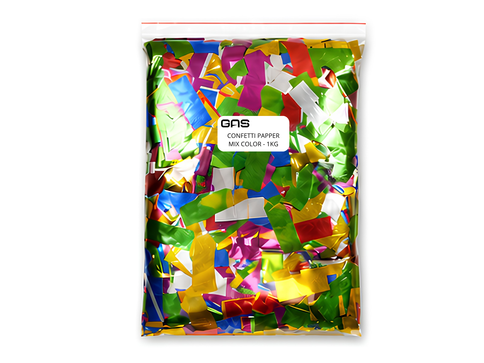 Confetti Paper Metalic (1kg) - Mix Color