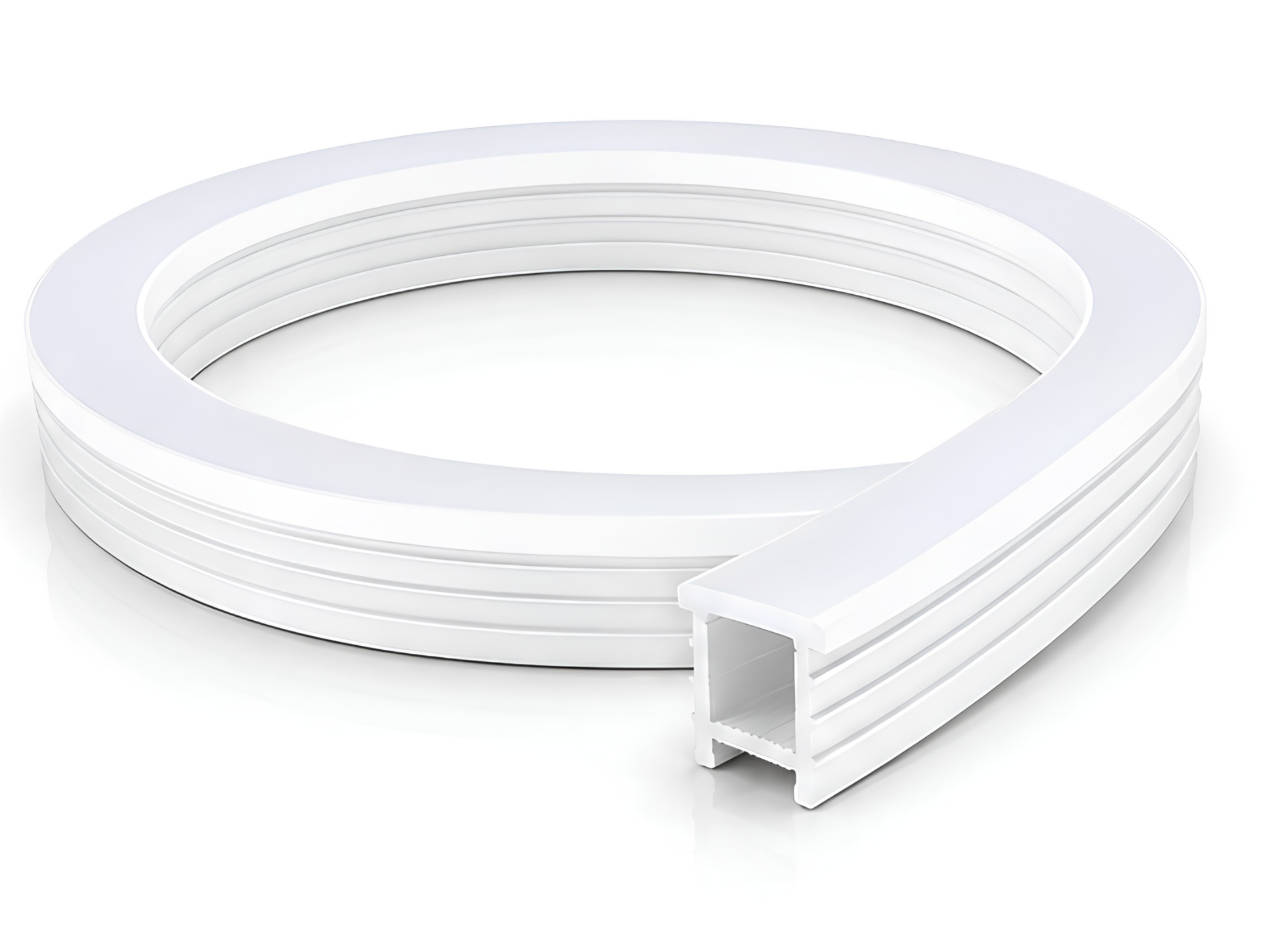 Housing LED Strip Silicone Flexible 20x20mm IP67 – Silicone Standard White gallery thumbnail 2