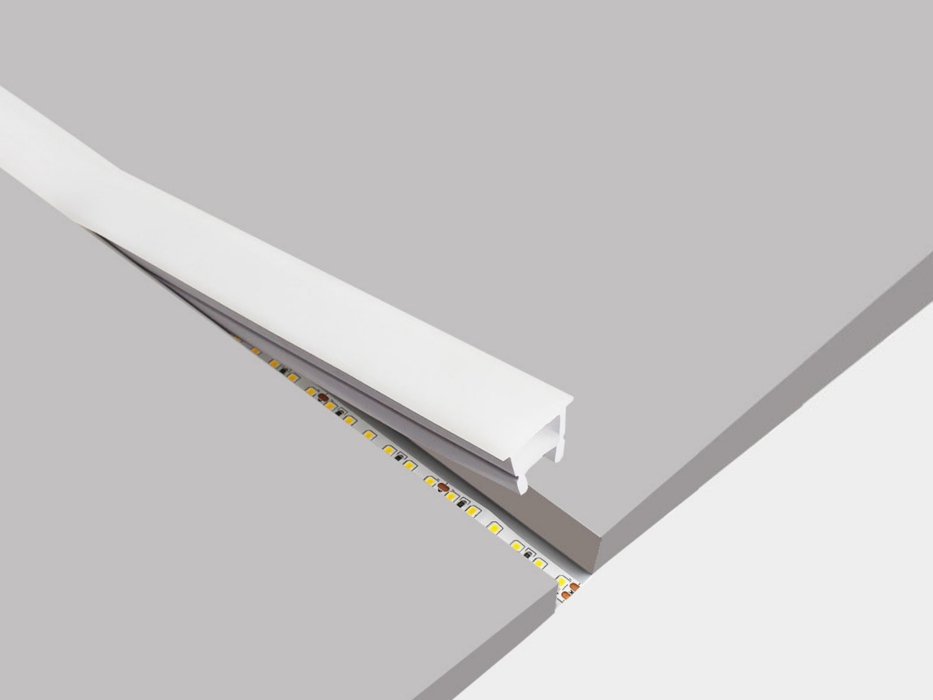 Housing LED Strip Silicone Flexible 20x20mm IP67 – Silicone Standard White gallery thumbnail 4