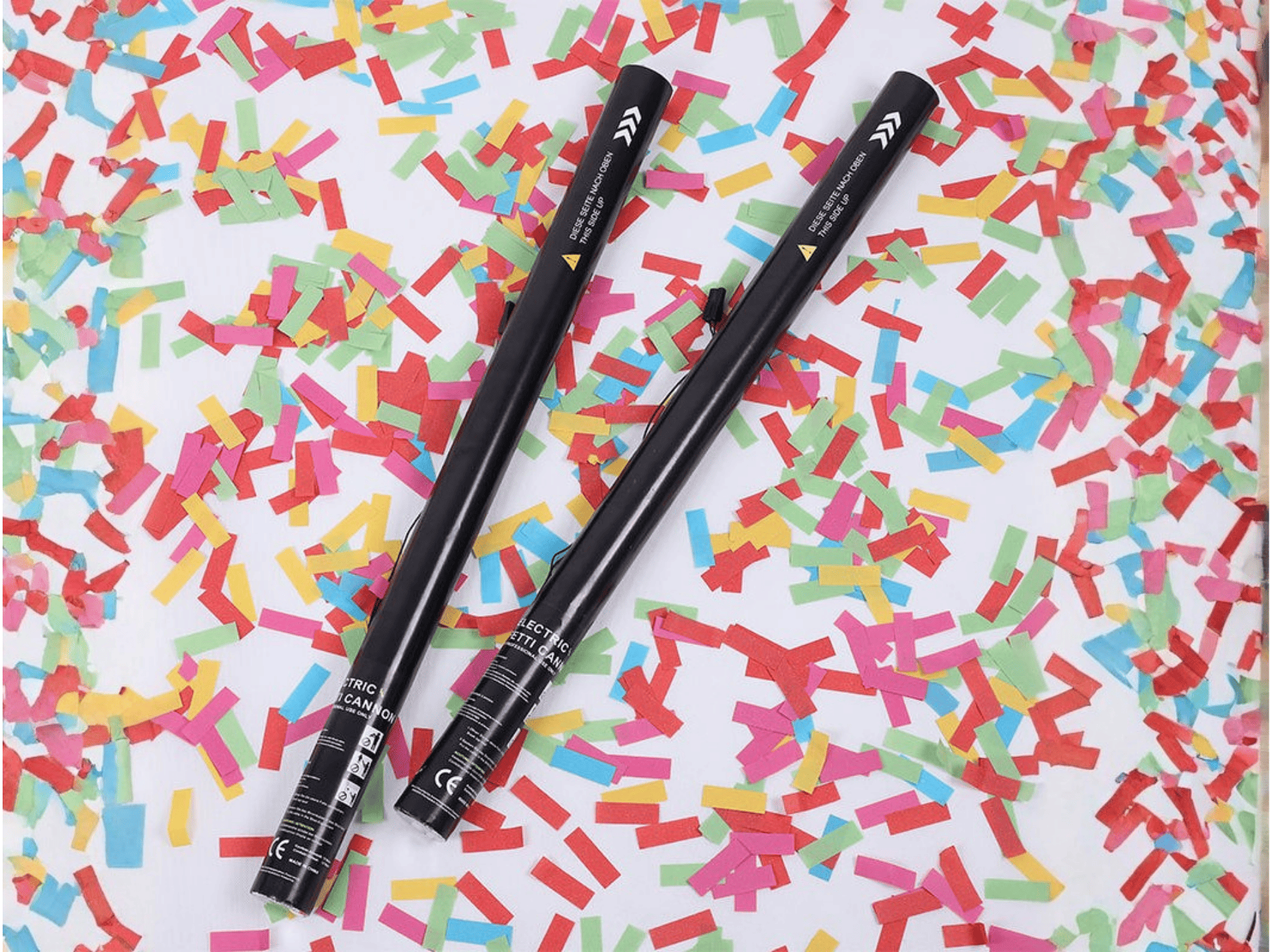 Electric Confetti Tube 75cm - Party Property Confetti Handle Shooter gallery thumbnail 4