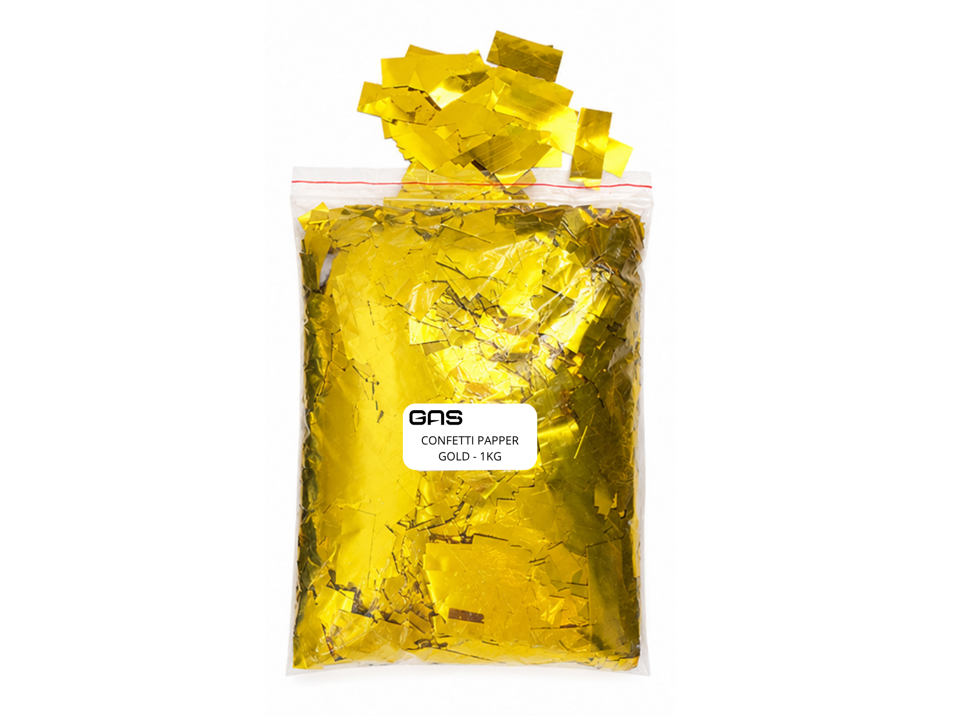 Confetti Paper Metalic (1kg) - Gold gallery thumbnail 2