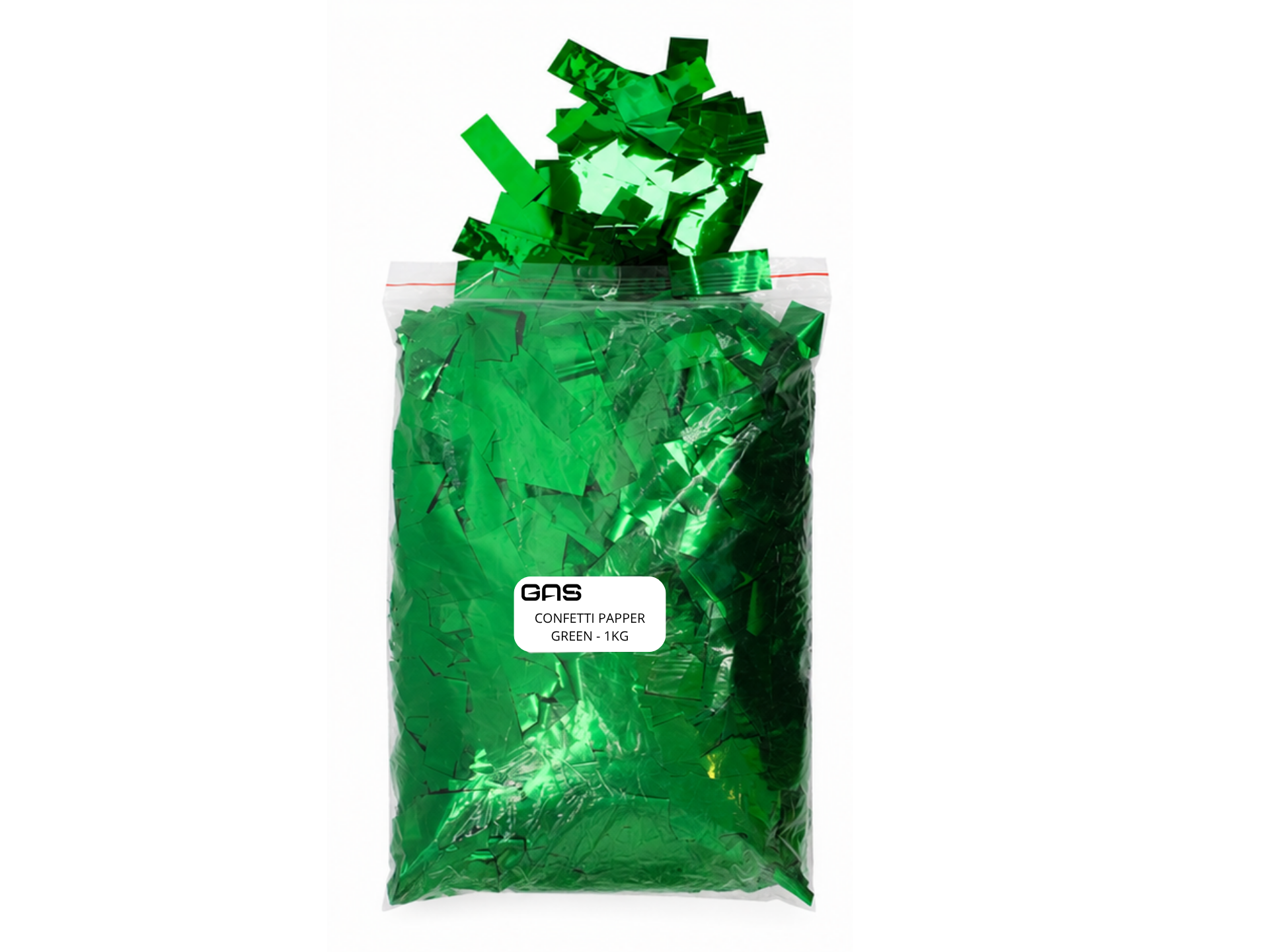 Confetti Paper Metalic (1kg) - Green gallery thumbnail 2