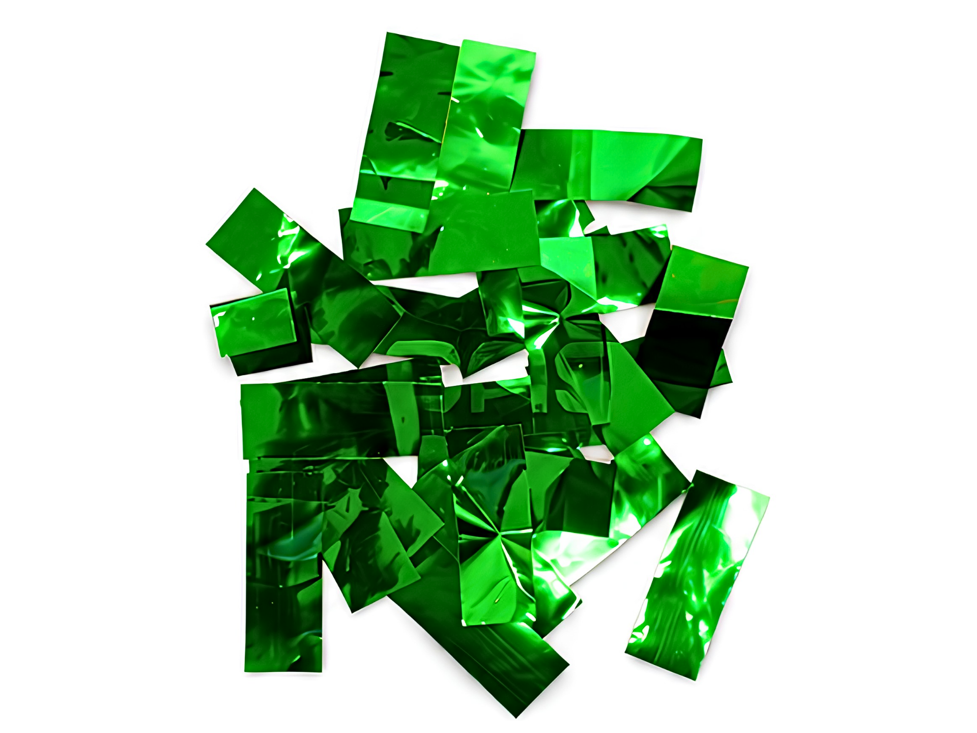 Confetti Paper Metalic (1kg) - Green gallery thumbnail 3