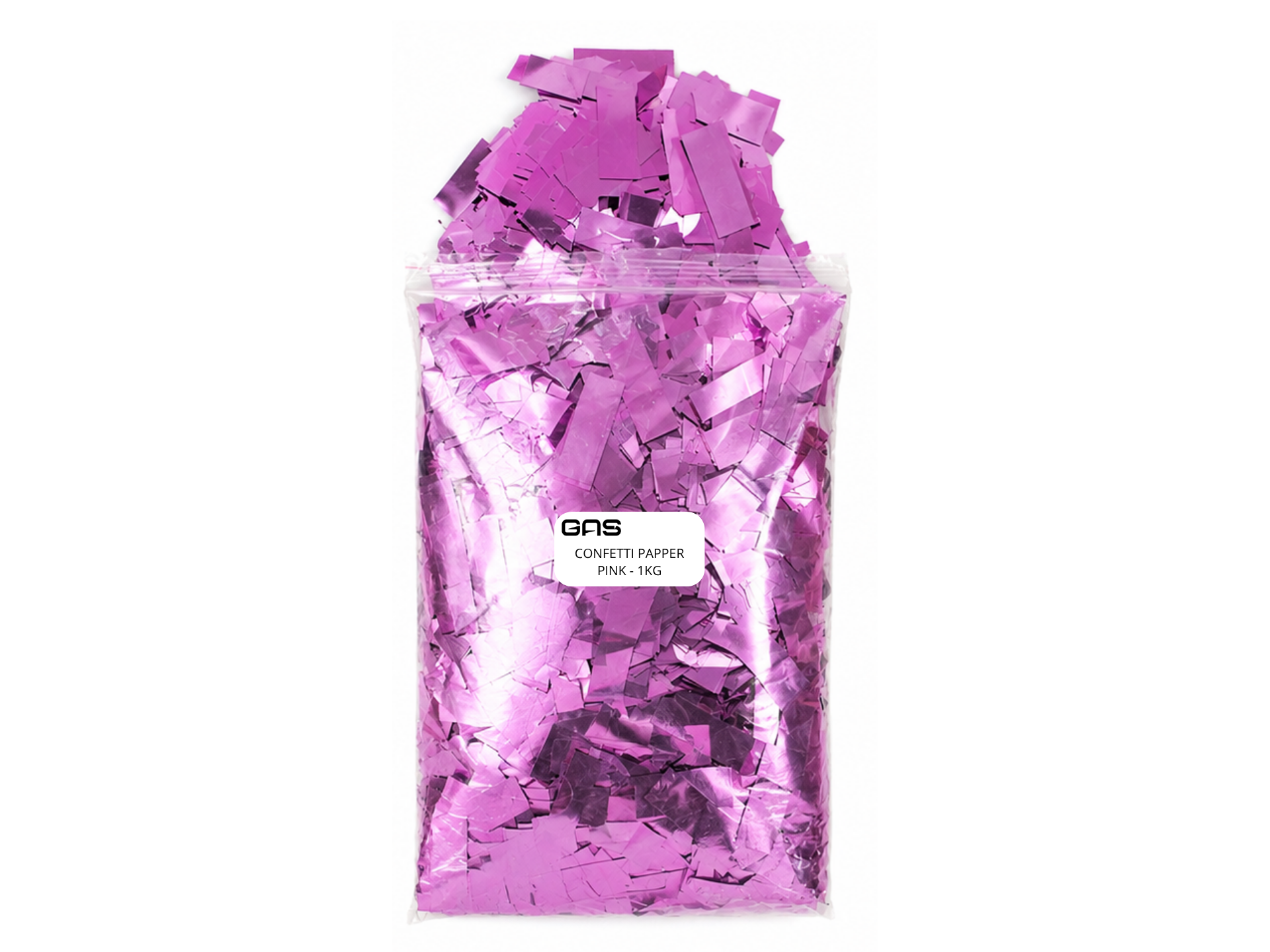 Confetti Paper Metalic (1kg) - Pink (Lilac) gallery thumbnail 2