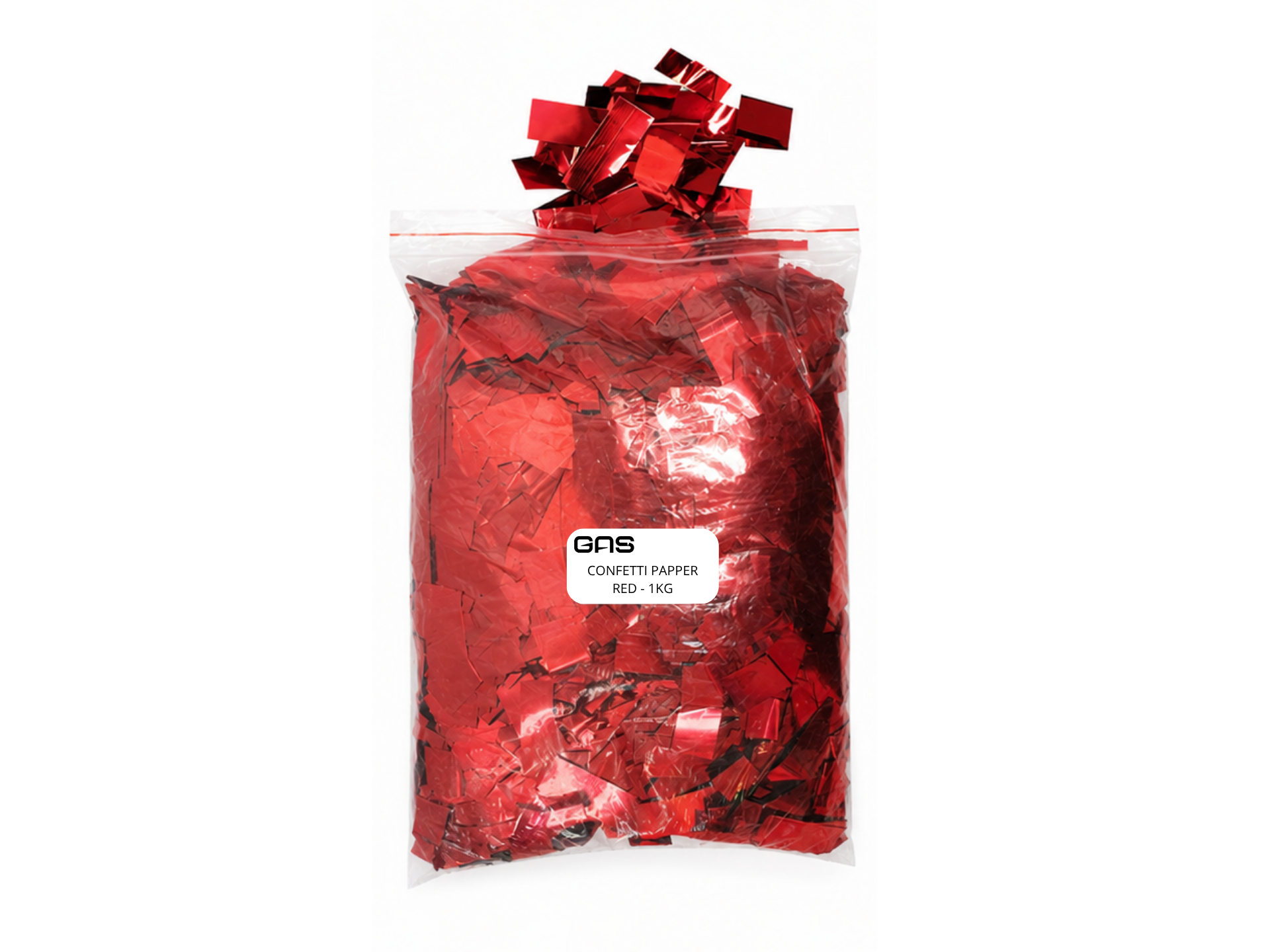 Confetti Paper Metalic (1kg) - Red gallery thumbnail 2