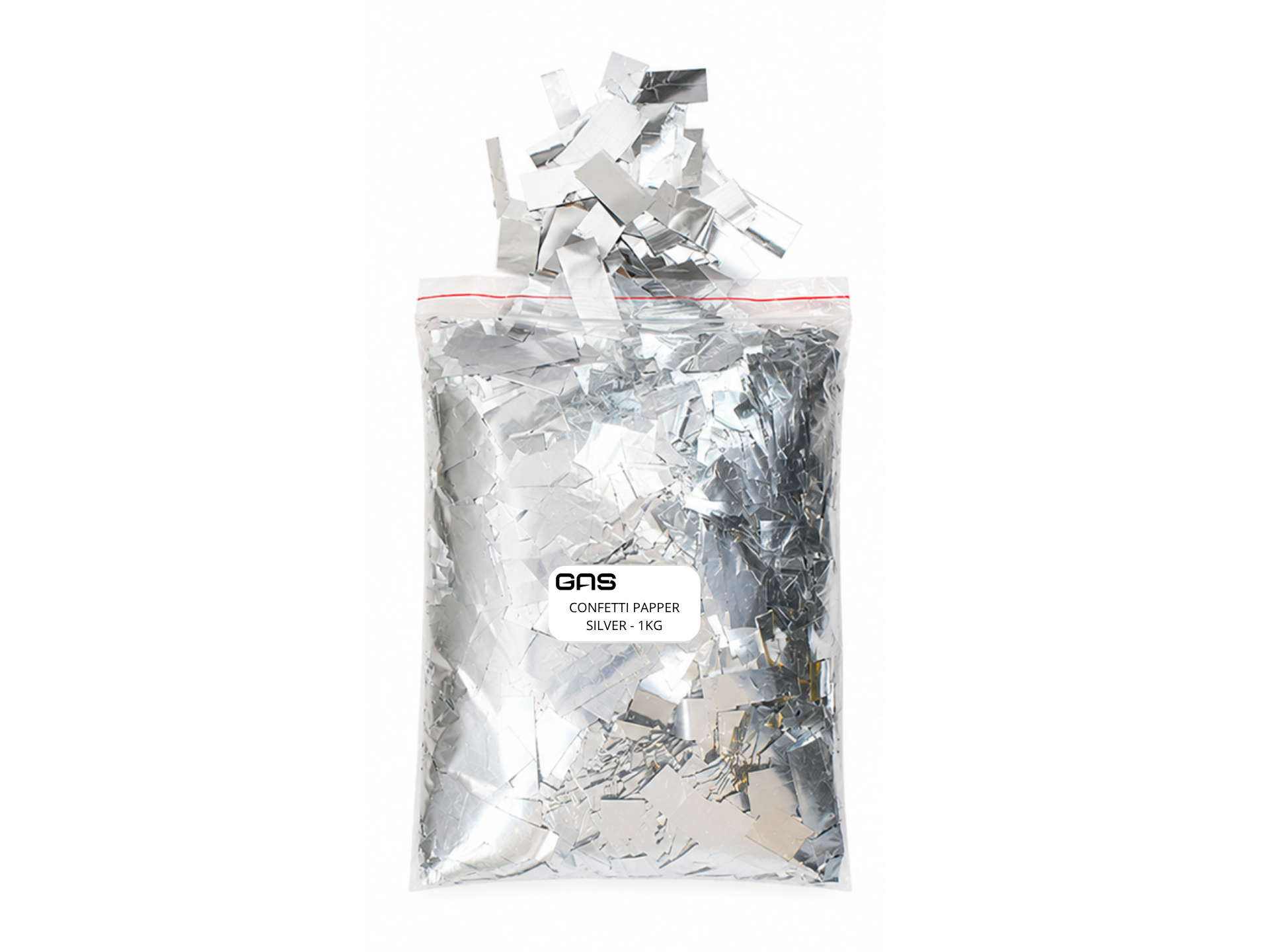 Confetti Paper Metalic (1kg) - Silver gallery thumbnail 2