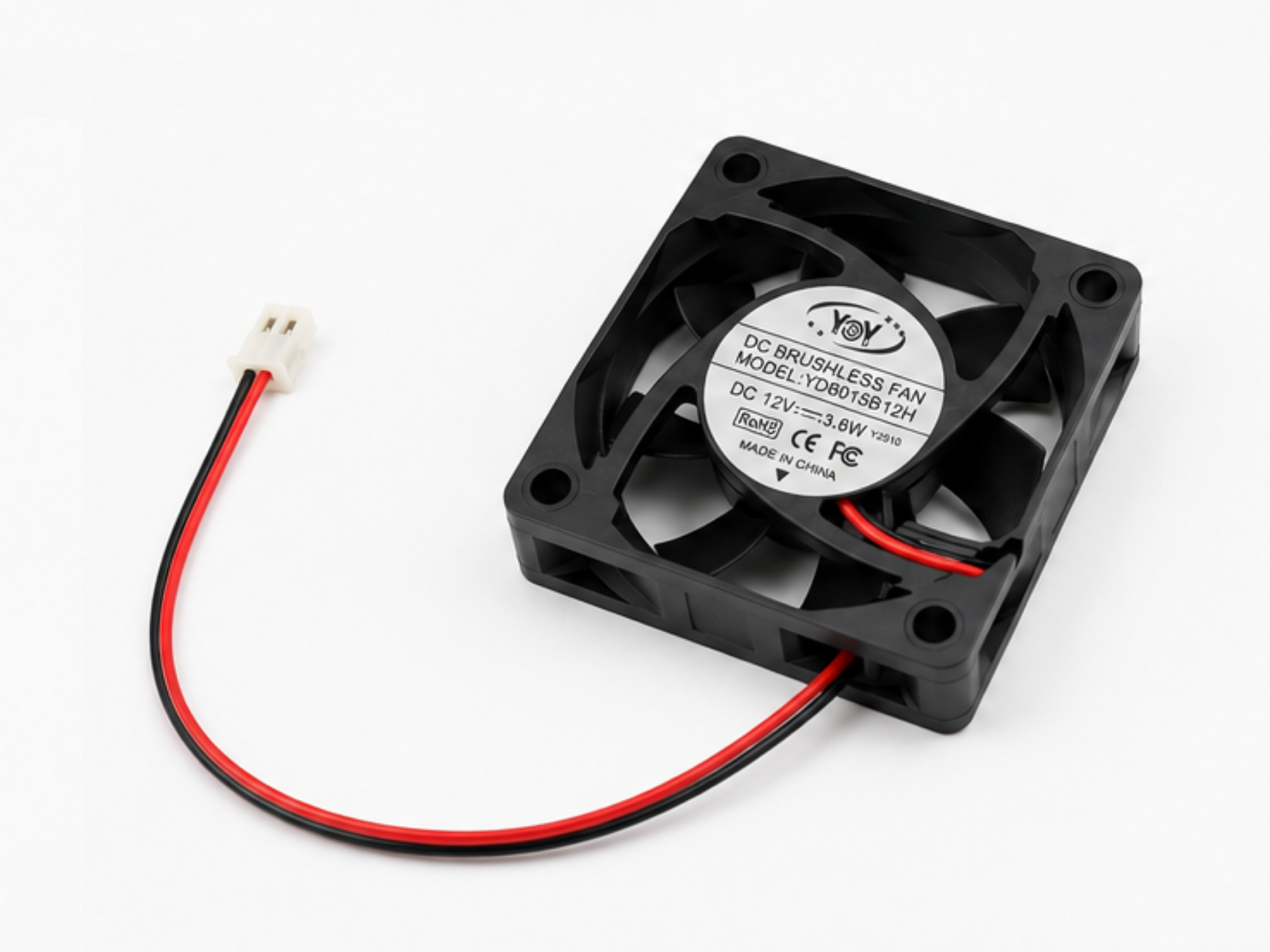 Yoy DC Brushless Fan 12V 3.6W - 6x6x1.5cm gallery thumbnail 3