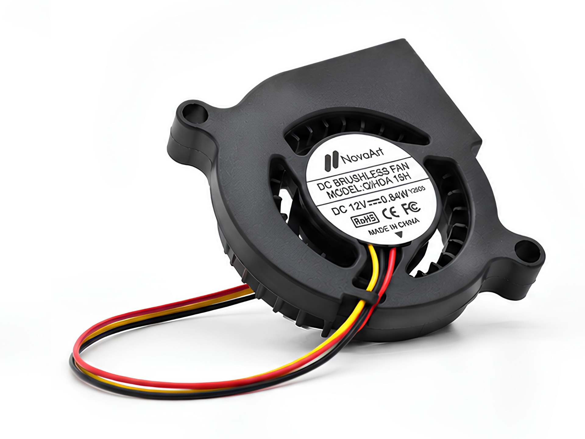 NovaArt DC Brushless Blower Fan 12V 0.84W – 48×48×19mm, 3 Kabel gallery thumbnail 4