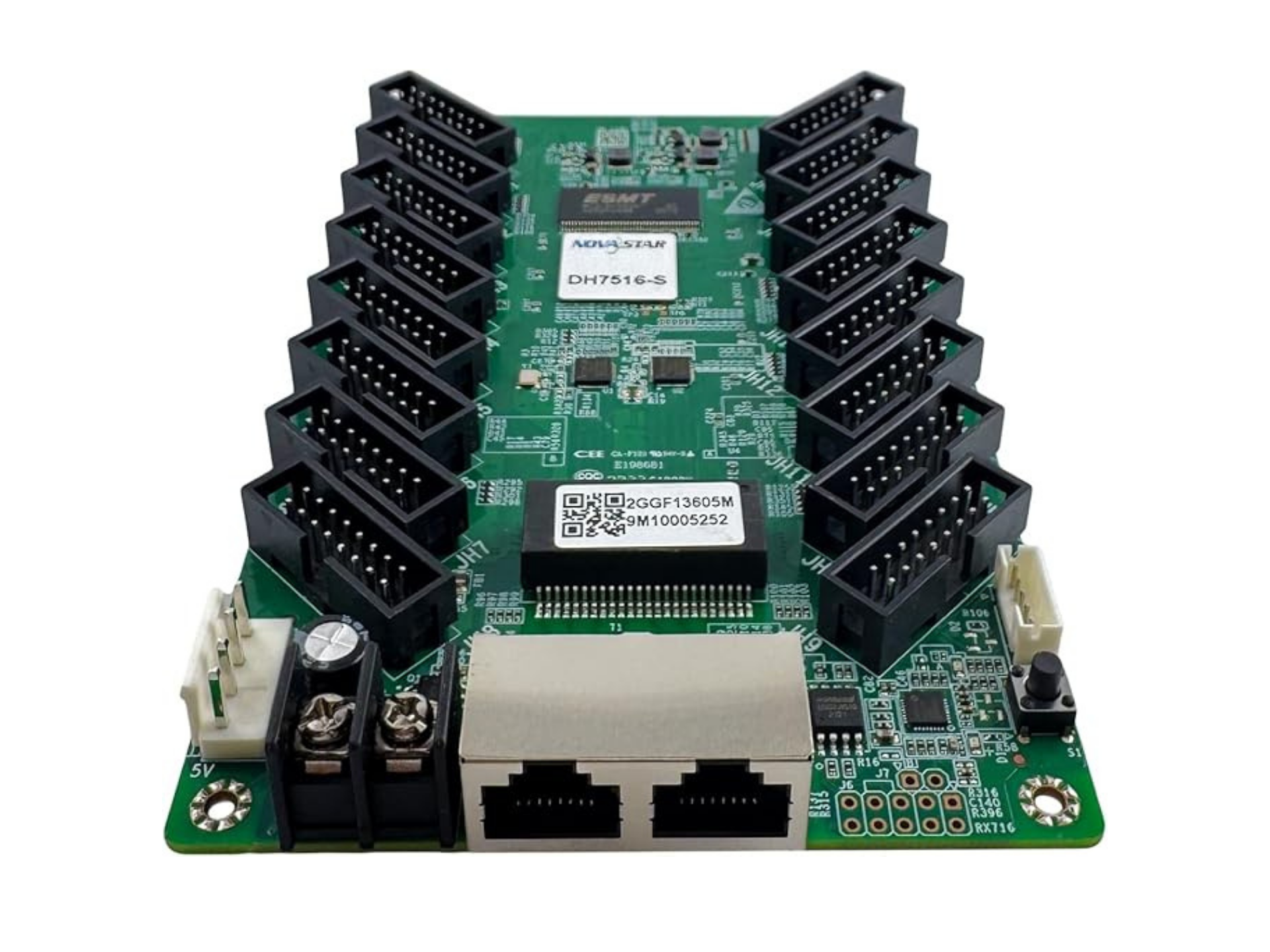 NovaStar DH7516-S LED Receiving Card 16-Port HUB75E – Original gallery thumbnail 3