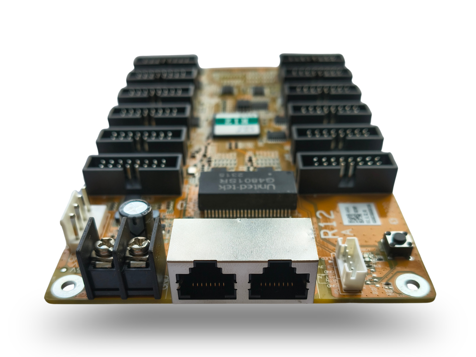 KYSTAR R12 LED Receiving Card – 12 Port HUB75E gallery thumbnail 2