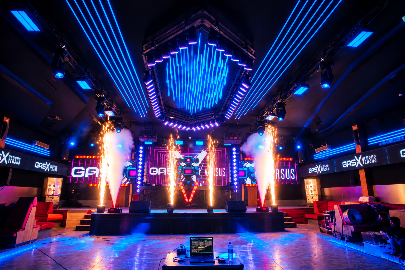Versus Bar & Club Cirebon Lighting & Visual System